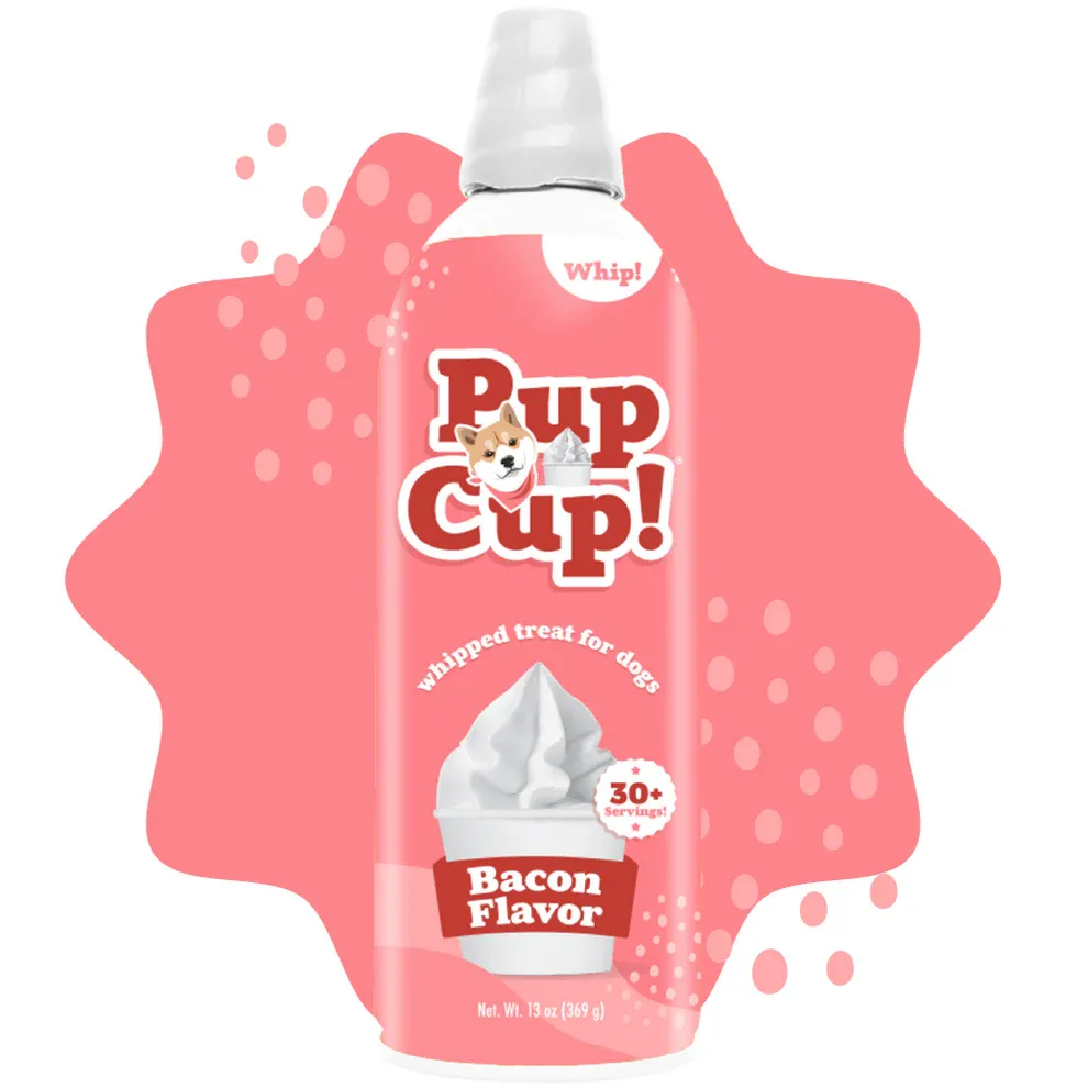 PUP CUP WHIPPED CREAM BACON FLAVOR 13OZ