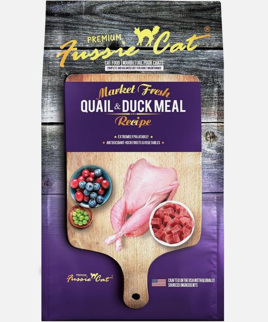 FUSSIE CAT FRESH QUAIL DUCK 4#