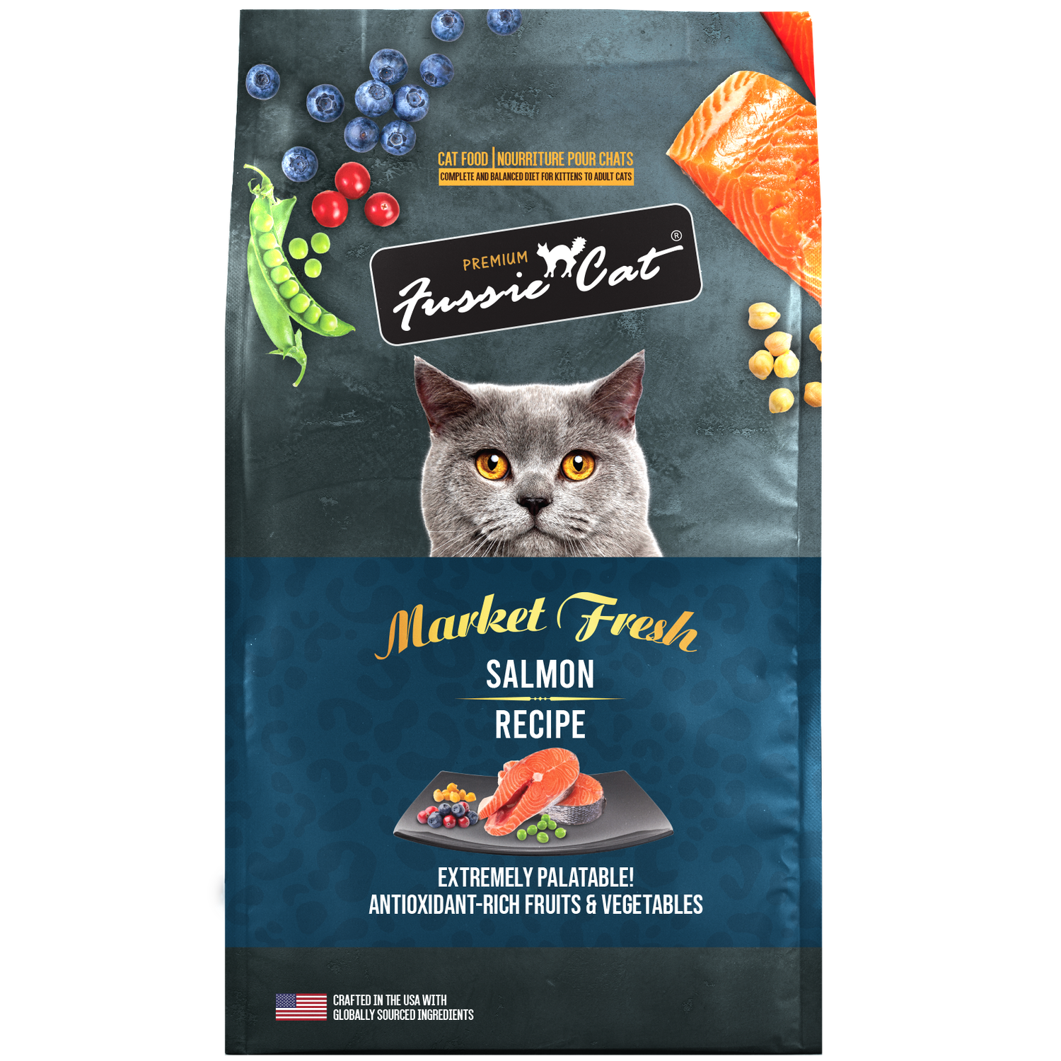 FUSSIE CAT PREMIUM MARKET FRESH SALMON 10LBS