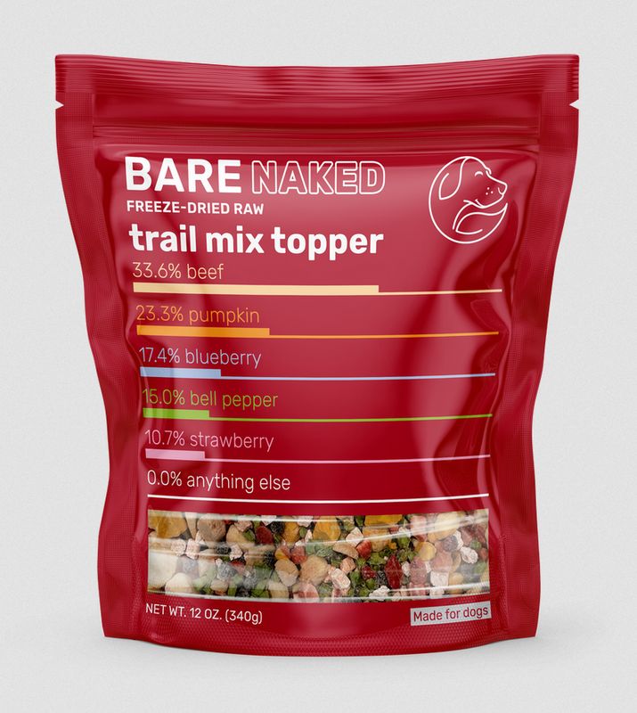BARE NAKED 12OZ MEAL MIXER BEEF &amp; PUMPKIN