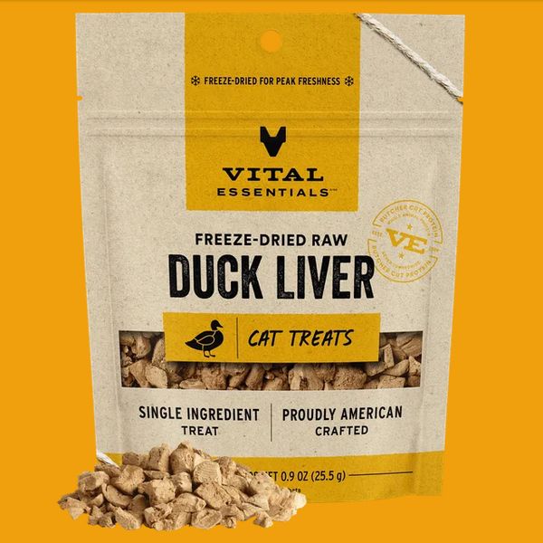 VITAL ESSTENIALS CAT - DUCK LIVER 0.9OZ