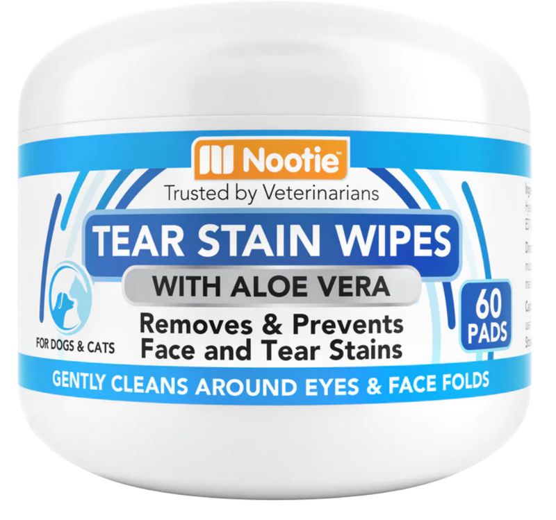 NOOTIE 60 CT TEAR STAIN WIPES