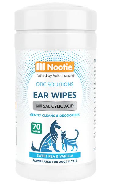 NOOTIE EAR WIPES 70CT  SWEET PEA VANILLA
