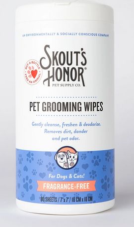 SKOUTS HONOR-PET GROOMING WIPES 80 SHEETS
