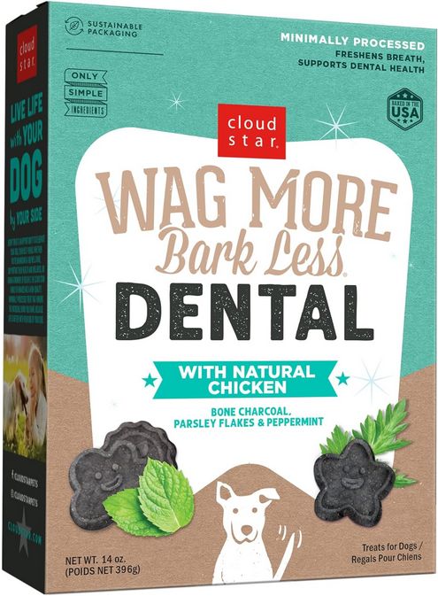 WAG MORE BARK LESS DOG 14OZ DNTAL BISCUITS