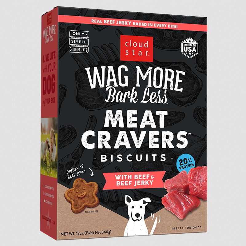 CLOUD STAR WAG MORE MEAT CRAVERS 12OZ