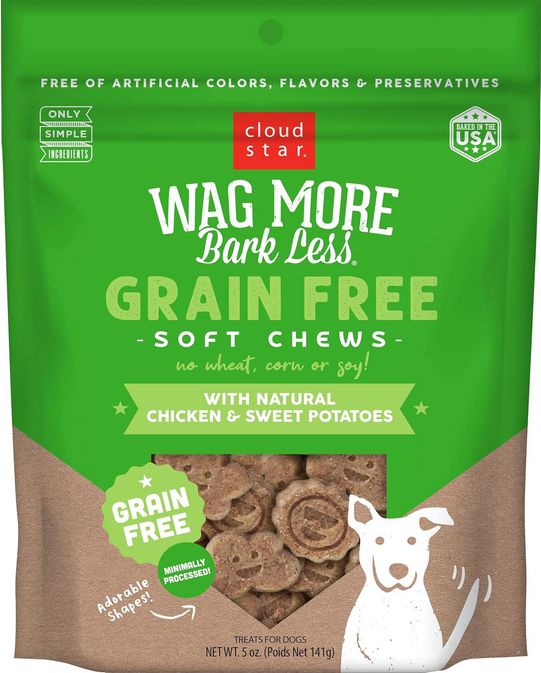 WAG MORE BARK LESS DOG 5OZ CHICKEN &amp; SWEET POTATO