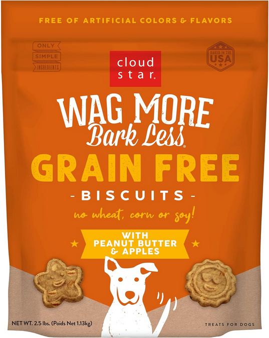WAG MORE BARK LESS DOG 2.5# GF PEANUT BUTTER &amp; APPLE