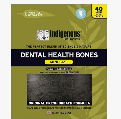 INDIGENOUS DOG 13.2OZ MINI DENTAL FRESH