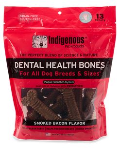 INDIGENOUS DOG 17OZ LARGE DENTAL BACON