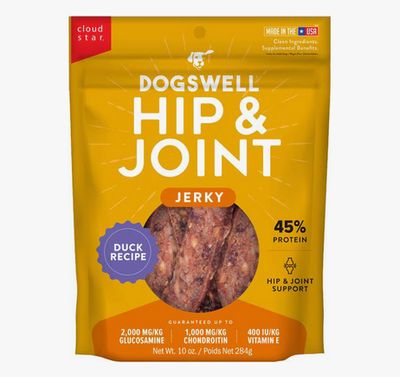 DOGSWELL DOG 10OZ HIP &amp; JOINT DUCK JERKY