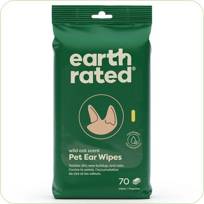 ERTHRATED 60CT PET EAR WIPES