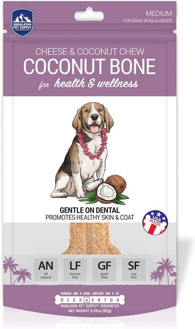 HIMALAYAN PET SUPPLY COCONUT BONE 3.25OZ