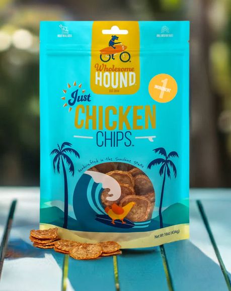 WHOLESOME HOUND 16OZ CHICKEN CHIPS