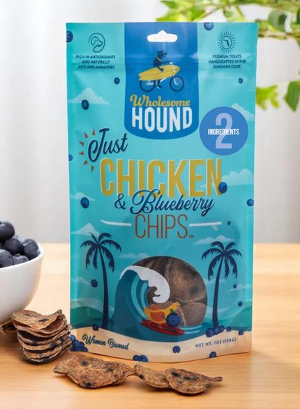 WHOLESOME HOUND 7OZ CHICKEN &amp; BLUEBERRY