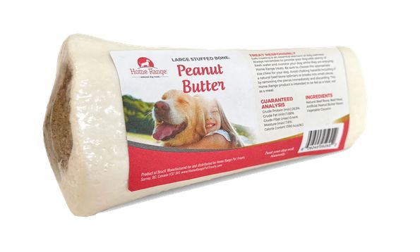 HOME RANGE LARGE PEANUT BUTTER STUFFED BONE
