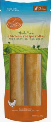CANINE NATURALS 2 PACK CHICKEN EXTRA LARGE ROLLS