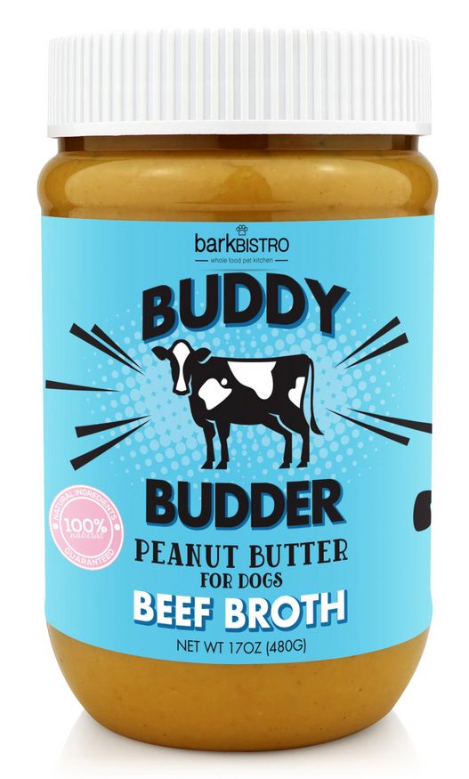 BARK BISTRO 4OZ PB BEEF BROTH