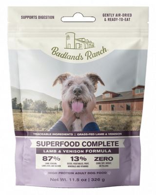 BADLANDS RANCH DOG 11.5OZ SUPERFOOD COMPLETE LAMB/VENISON