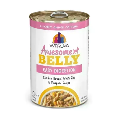 WERUVA DOG 14OZ AWESOME BELLY CHICKEN &amp; RICE  &amp; PUMPKIN