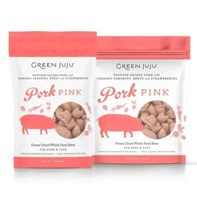 GREEN JUJU 3OZ FREEZE DRIED PORK PINK