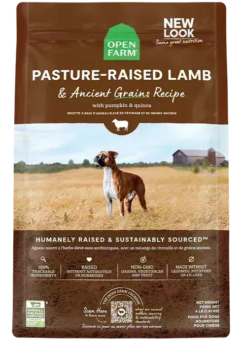 OPEN FARM DOG 4# ANCIENT GRAIN LAMB