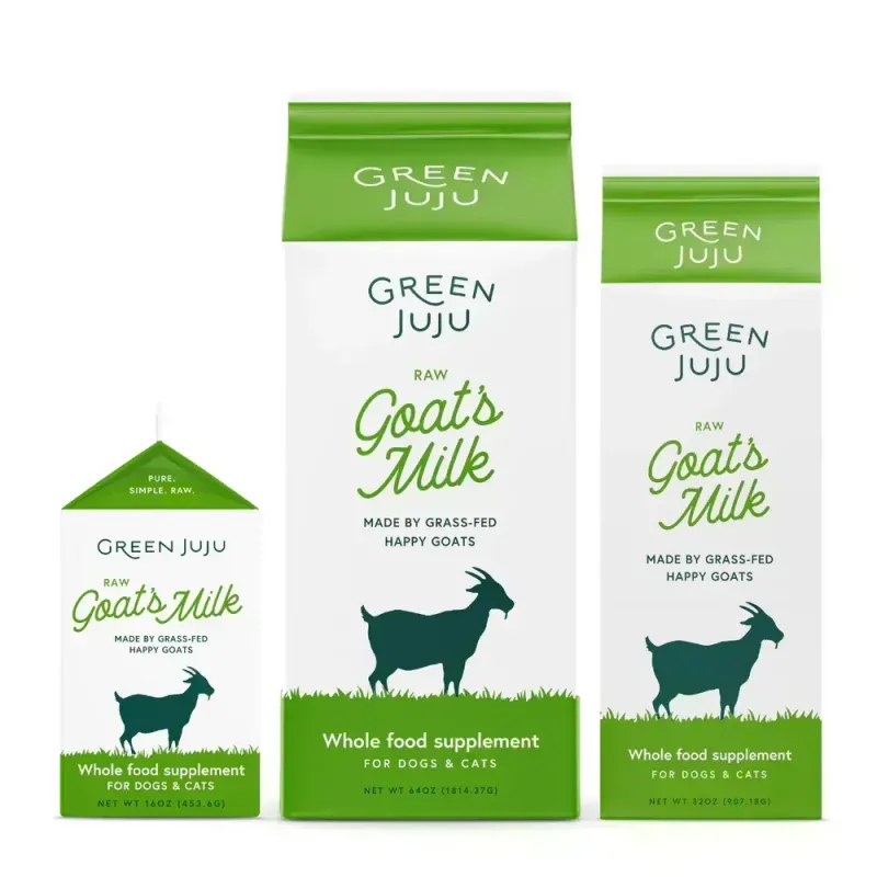 GREEN JUJU 32OZ QUART GOAT MILK