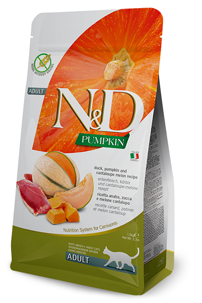 N&amp;D CAT 3.3# PUMPKIN DUCK/CANTALOUPE