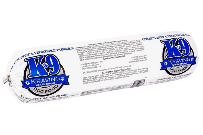 K9 KRAV 5# ROLL CHICKEN &amp; BEEF