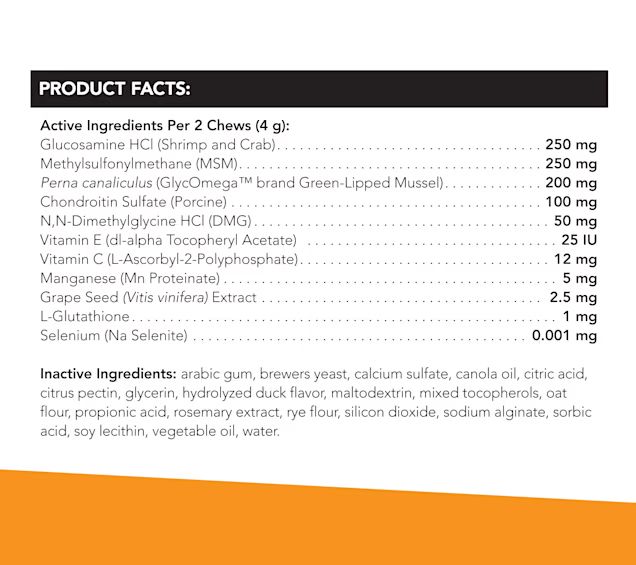 VETRISCIENCE 60CT GLYCOFLEX FOR SMALL DOGS