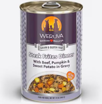 WERUVA DOG 14OZ CAN STEAK FRITES