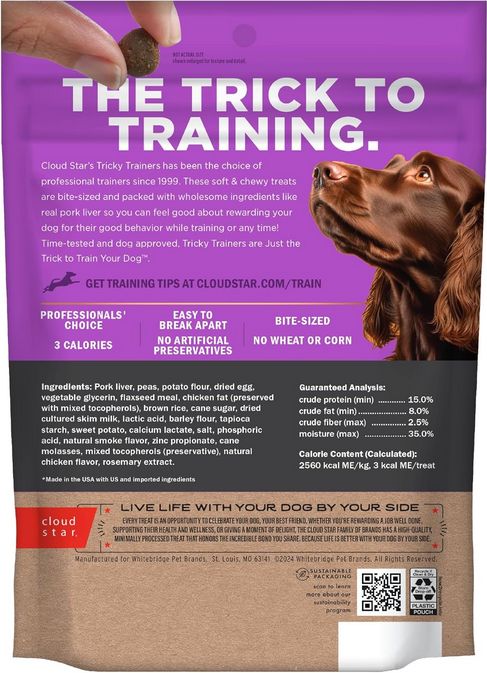 CLOUD STAR DOG 14OZ TRICKY TRAINERS CHEWY CHICKEN LIVER