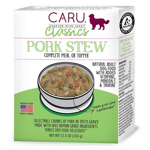 CARU 12OZ DOG REAL STEW-PORK