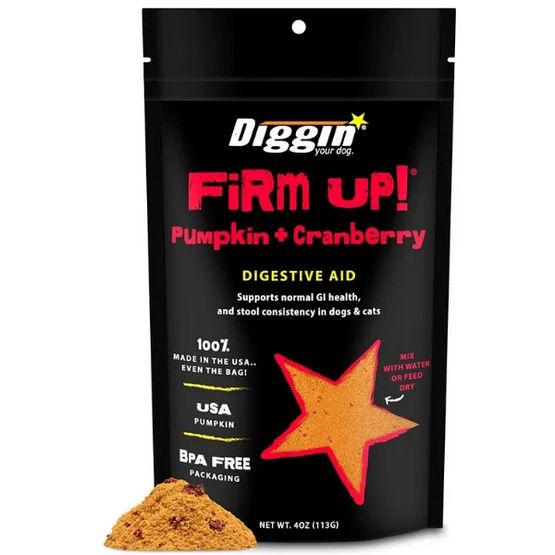 DIGGIN YOUR DOG - FIRM UP PUMPKIN &amp; CRANBERRY 4OZ