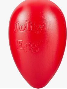 JOLLY PET 12" JOLLY EGG RED DOG TOY