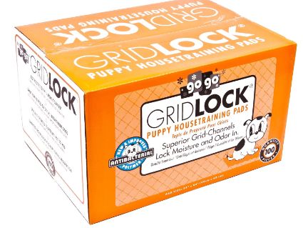 GRIDLOCK PUPPY HOUSE TRAINING PADS 100PK