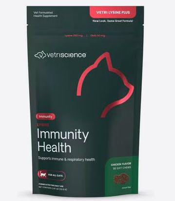 VETRISCIENCE CAT LYSINE IMMUNE SUPPORT 90CT