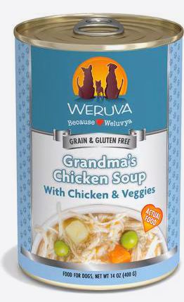 WERUVA DOG 14OZ CAN GRANDMA'S CHICKEN SOUP