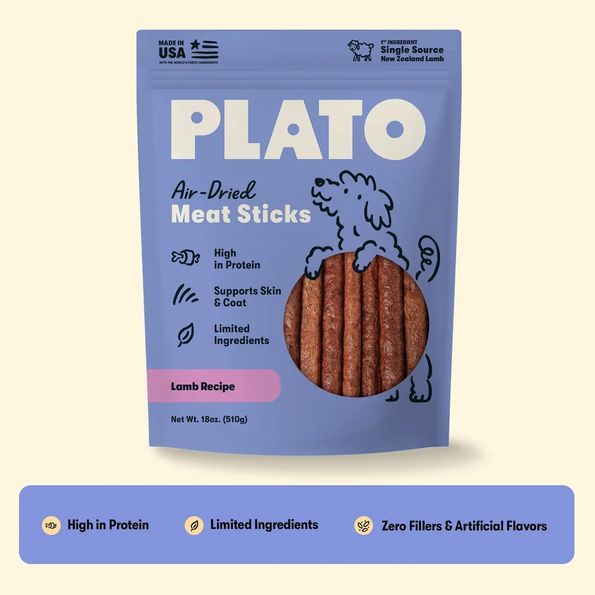 PLATO DOG 18OZ THINKERS LAMB