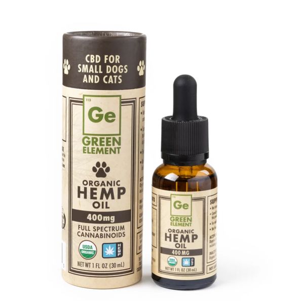 GREEN ELEMENT ORGANIC HEMP OIL 400 MG 1OZ