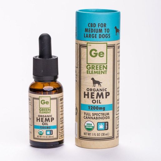 GREEN ELEMENT 1OZ ORGANIC HEMP OIL 1200 MG
