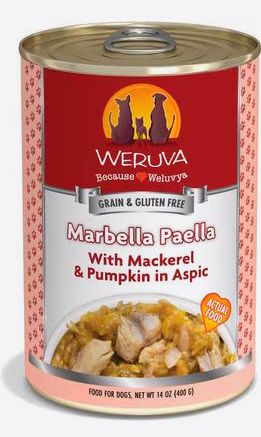 WERUVA DOG 14OZ CAN MARBELLA PAELLA
