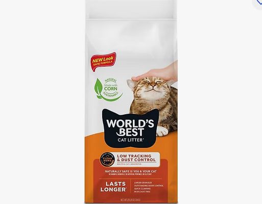 WORLDS BEST 28# ORANGE LOW TRACKING LITTER