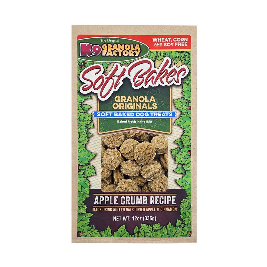K9 GRANOLA FACTORY - SOFT BAKED APPLE CRUMB RECIPE