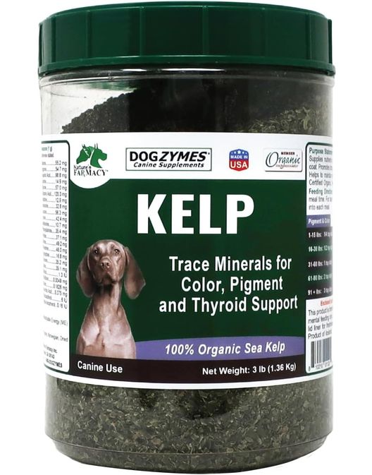 NATURE'S FARMACY DOGZYMES- ORGANIC KELP 3LBS
