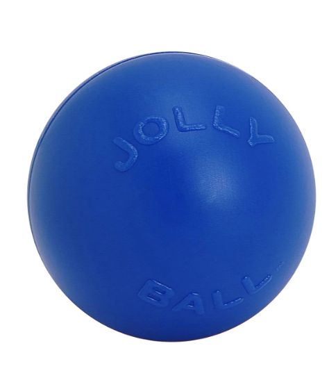 JOLLY PETS 14" PUSH N PLAY BALL BLUE XL