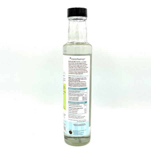 COCO THERAPY TRIPLEX MCT-3 OIL 8OZ