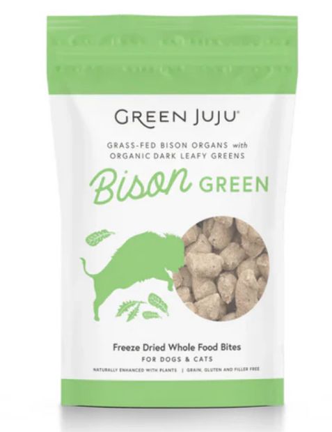 GREEN JUJU 2.5OZ FREEZE DRIED BISON GREEN