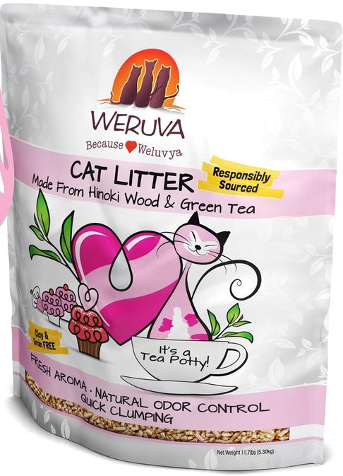 WERUVA CAT 11# TEA POTTY LITTER