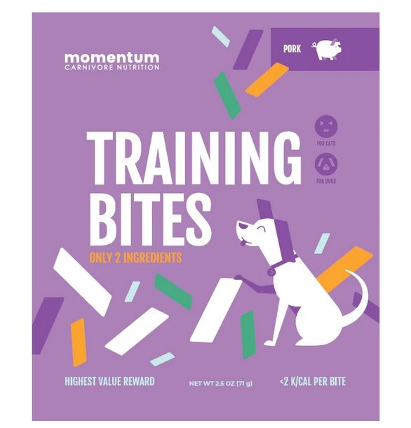 MOMENTUM NUTRITION- PORK TRAINING BITES